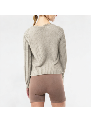 Slim Fit V-Neck Knitted Long Sleeve
