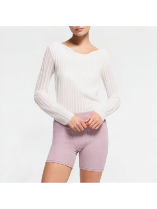 Comfortable And Breathable White Drawstring Long Sleeves