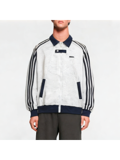 Men's Striped Zipper Sweatshirt