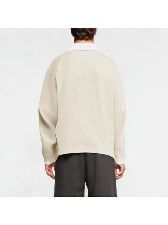 Versatile Pullover Fake Two-Piece Men's Sweatshirt