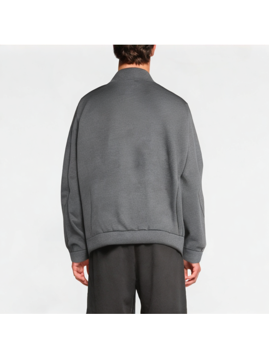 Spring Half-Zip Solid Color Sweatshirt