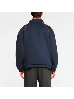 Simple And Versatile Half-High Zipper Sweatshirt