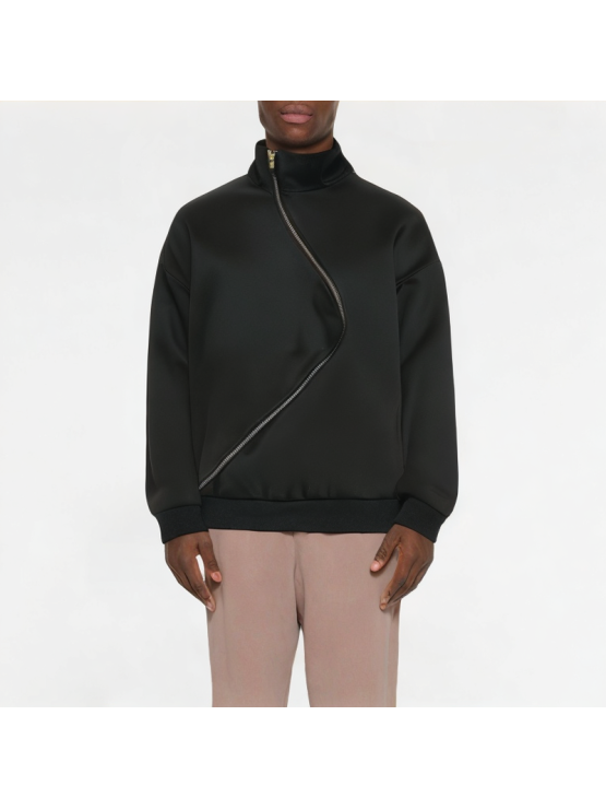 Asymmetrical Zipper Men's Sweatshirt