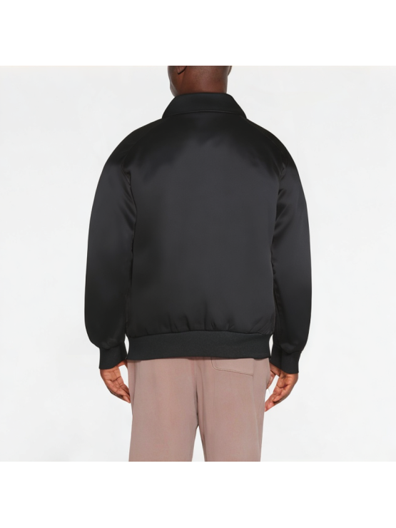Casual Half-Zip Contrast Collar Sweatshirt