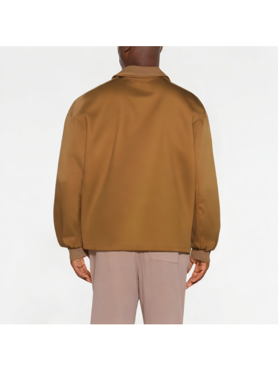 Spring Tie-Cord Lapel Men's Sweatshirt