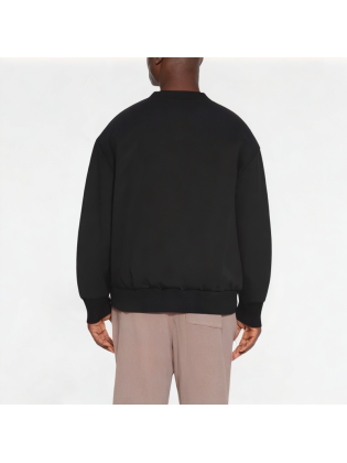 Daily Half-Diagonal Zipper Solid Color Men's Sweatshirt