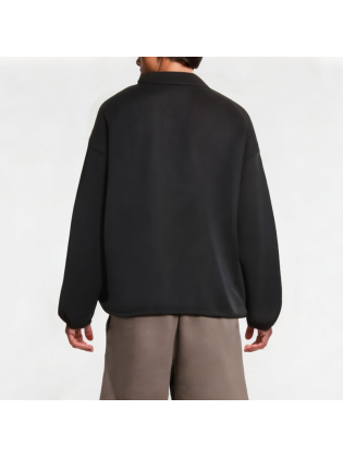 Men's Half-Zip Solid Color Stand-Up Collar Sweatshirt