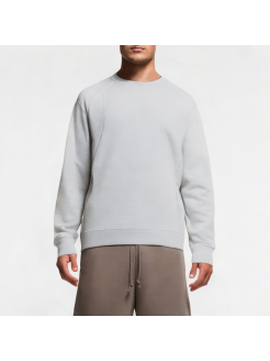 Fake Two-Piece Pullover Men's Sweatshirt