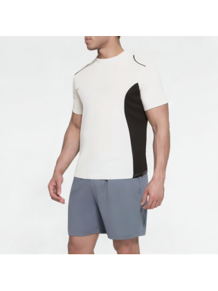 Simple And Versatile Colorblock Short Sleeves