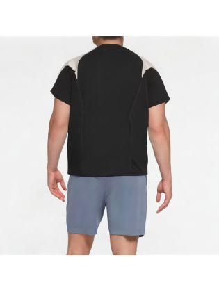 Comfortable Splicing Contrast Color Short Sleeves