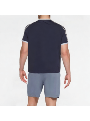 Summer Cotton Three-Bar Short Sleeve