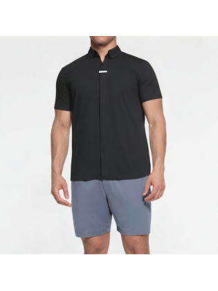 Ice Silk Seamless V-Neck Short Sleeve