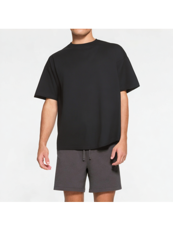Cotton Round Neck Men's Short Sleeves