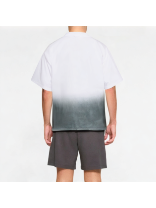 Gradient Round Neck Men's Short Sleeves