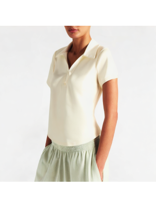 Summer Slim V-Neck Short Sleeves