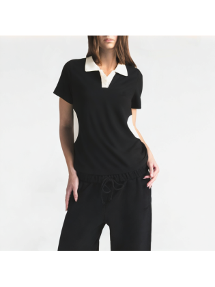 Designer Polo Collar Tie Short Sleeves