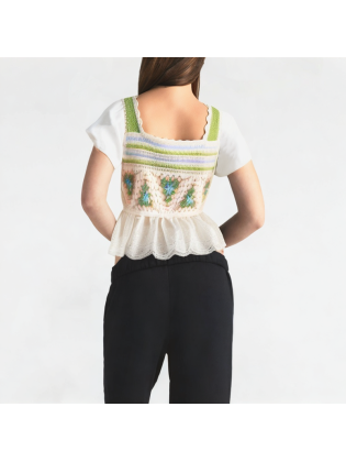 Casual Square Neck Hollow Short Sleeves