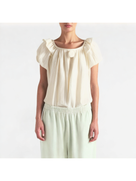 Puff Sleeve Loose Short Sleeve