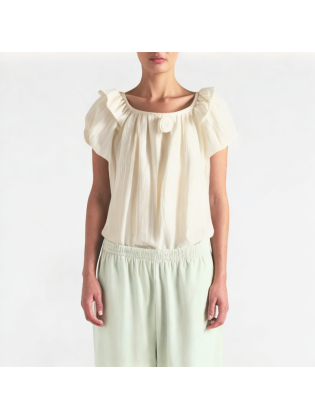 Puff Sleeve Loose Short Sleeve
