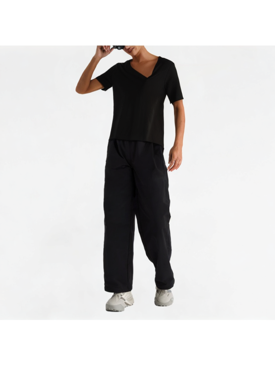 Solid Color Slim Fit Knit Short Sleeve