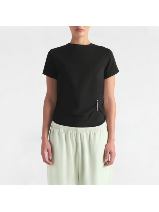Summer Short Black Round Neck Short Sleeve