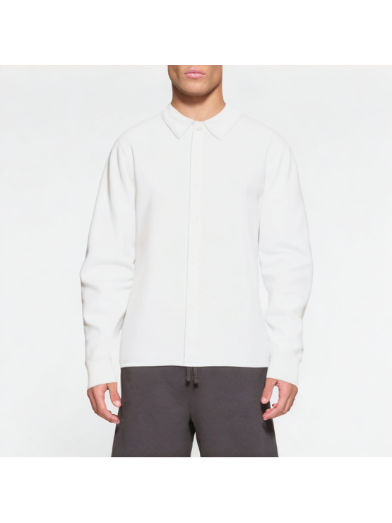 Spring Solid Color Commuter Men's Shirt