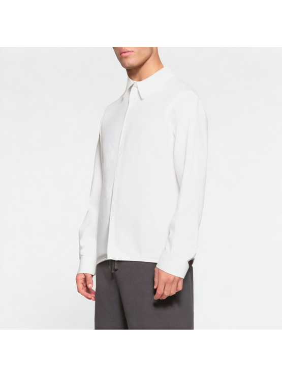 Spring Solid Color Commuter Men's Shirt