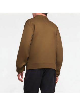 False Two-Piece Layered Deep V Shirt