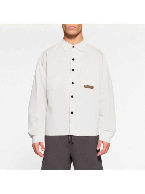 Casual Solid Color Long-Sleeved Shirt