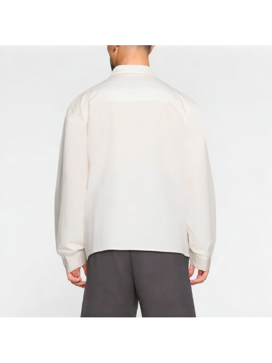 Casual Solid Color Long-Sleeved Shirt