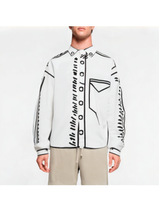 Comic Graffiti Long Sleeve Shirt