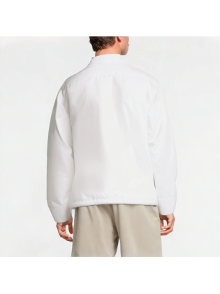 Small Stand-Up Collar Solid Color Long-Sleeved Shirt