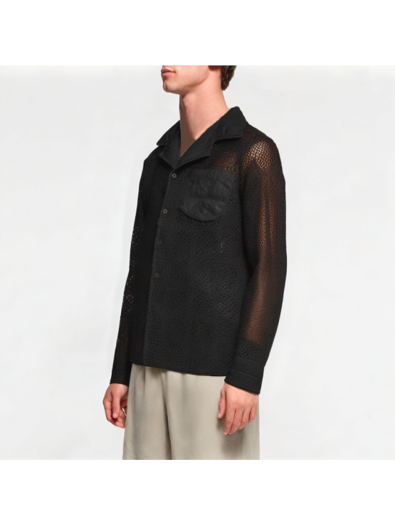 Hollow Jacquard Shirt