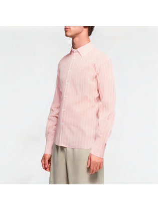 Retro Pink Striped Shirt