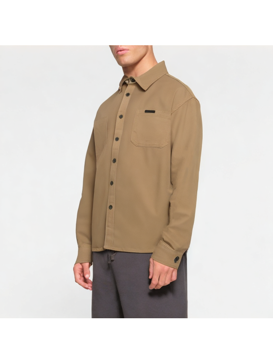 Men's Pure Cotton Lapel Shirt