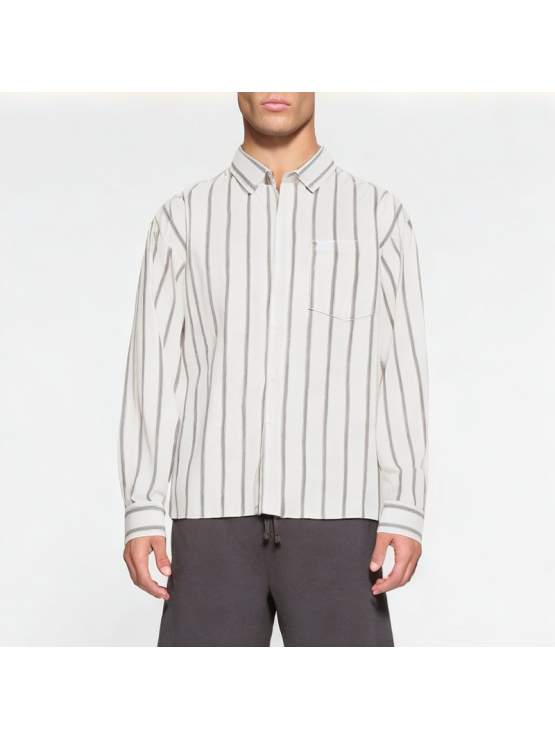 Men's Striped Long Sleeve Shirt