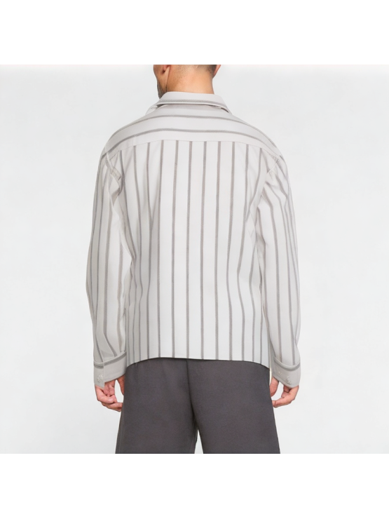 Men's Striped Long Sleeve Shirt