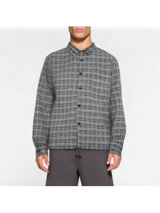 Loose Casual Plaid Lapel Shirt