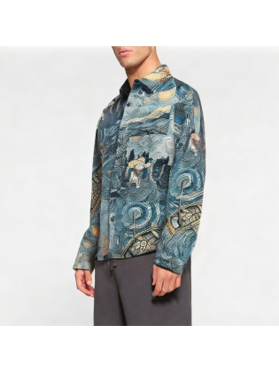 Vintage Art Oil Painting Shirt