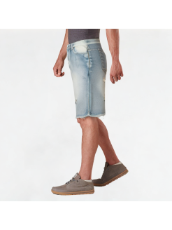 Personalized Ripped Denim Shorts