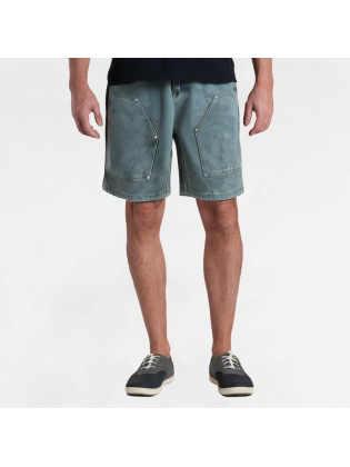 Summer Semi-Elastic Waist Straight Denim Shorts