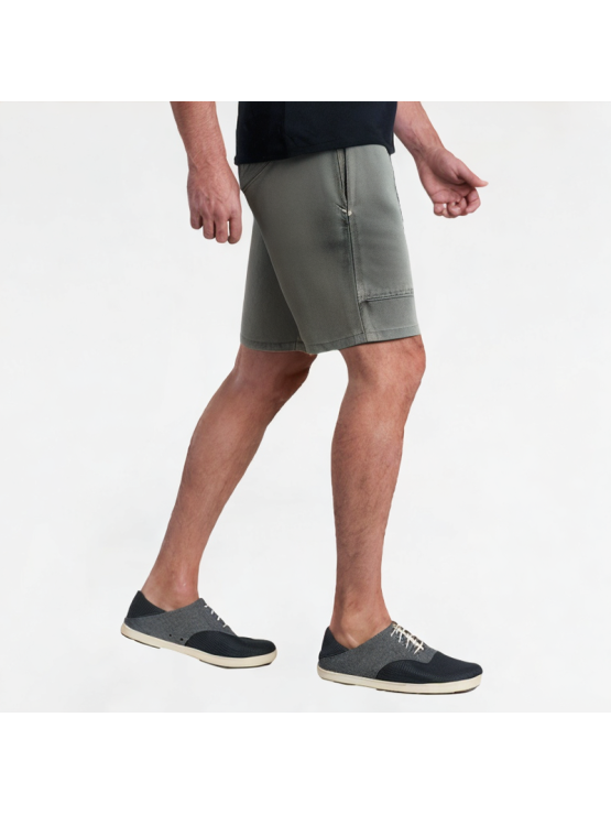 Summer Semi-Elastic Waist Straight Denim Shorts