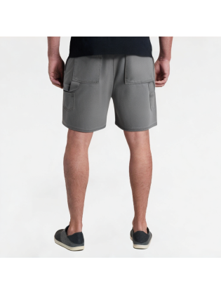 Summer Semi-Elastic Waist Straight Denim Shorts
