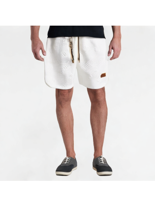 Jacquard Texture Split Shorts