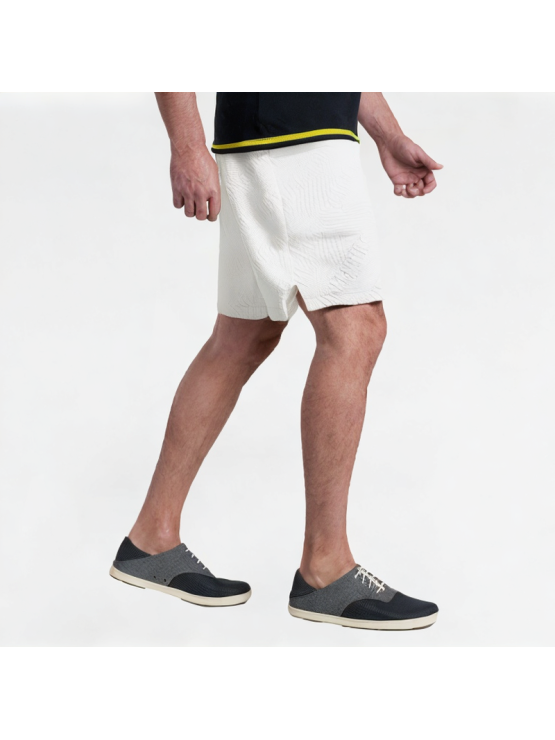 Jacquard Texture Split Shorts
