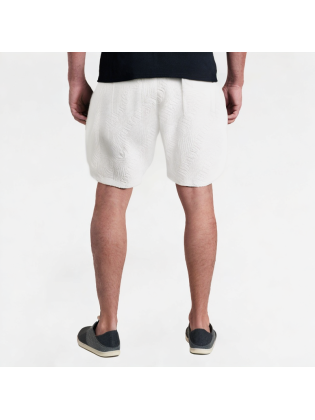 Jacquard Texture Split Shorts
