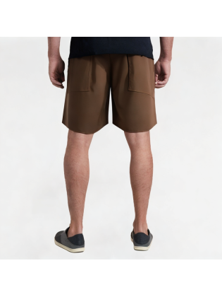 Trendy Drawstring Solid Color Straight Shorts