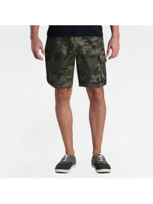 Retro Camouflage Denim Shorts