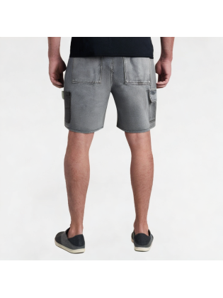 Casual Patchwork Workwear Denim Shorts