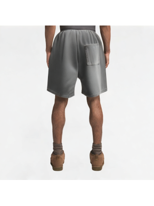 Frayed Drawstring Denim Shorts